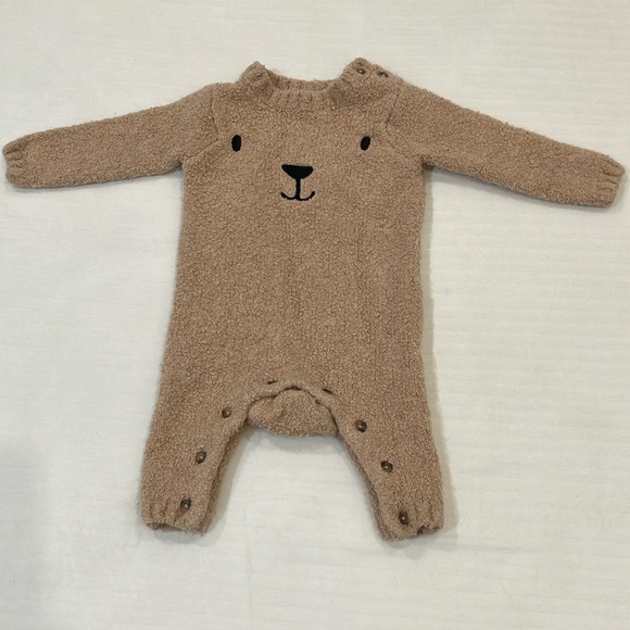 George Brown bear Cozy fuzzy One Piece outfit - Picture 1 of 9